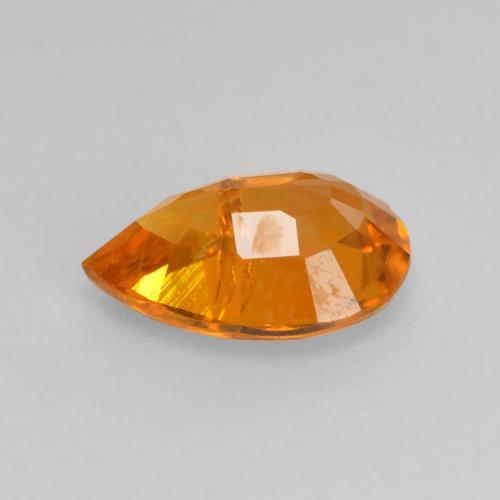Clinohumite Gemstone in 9.4 x 6.4 mm Size for Sale, Clinohumite Stone in Medium Orange Color