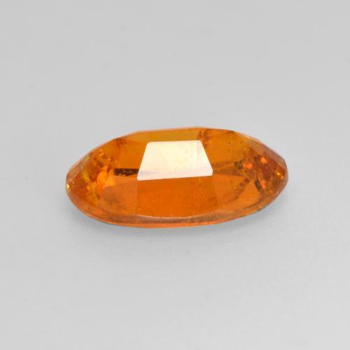 Clinohumite Gemstone in 9.4 x 5.8 mm Size for Sale, Clinohumite Stone in Reddish Orange Color