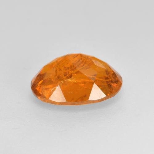 Clinohumite Gemstone in 8.5 x 6.5 mm Size for Sale, Clinohumite Stone in Amber Orange Color