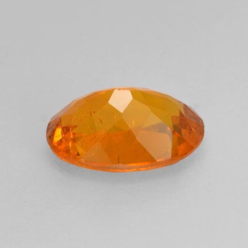 Clinohumite Gemstone in 7.1 x 5.2 mm Size for Sale, Clinohumite Stone in Cider Orange Color
