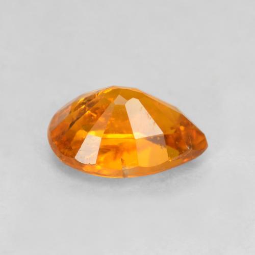 Clinohumite Gemstone in 6.7 x 4.8 mm Size for Sale, Clinohumite Stone in Apricot Orange Color