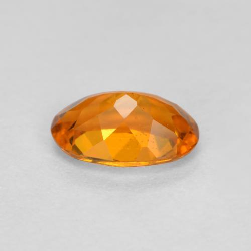 Clinohumite Gemstone in 6 x 4 mm (calibrated) Size for Sale, Clinohumite Stone in Deep Orange Color
