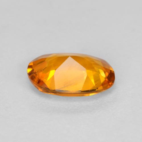 Clinohumite Gemstone in 5.9 x 4.3 mm Size for Sale, Clinohumite Stone in Bright Orange Color