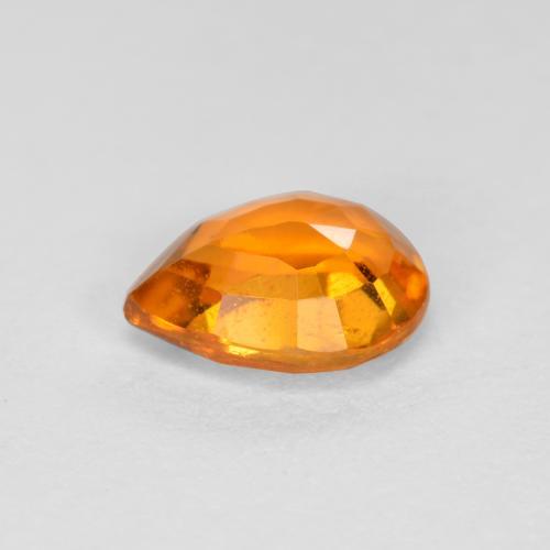 Clinohumite Gemstone in 5.9 x 4.5 mm Size for Sale, Clinohumite Stone in Cider Orange Color