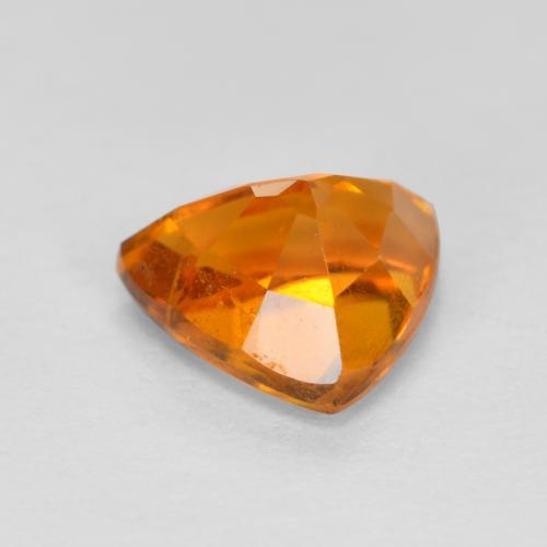 Clinohumite Gemstone in 6.5 x 5.7 mm Size for Sale, Clinohumite Stone in Medium Orange Color
