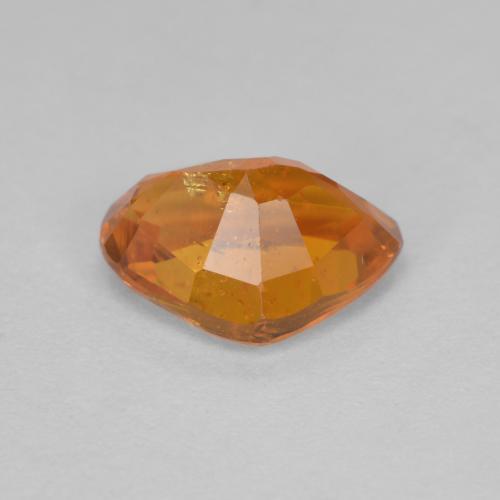 Clinohumite Gemstone in 8.5 x 6.3 mm Size for Sale, Clinohumite Stone in Deep Orange Color