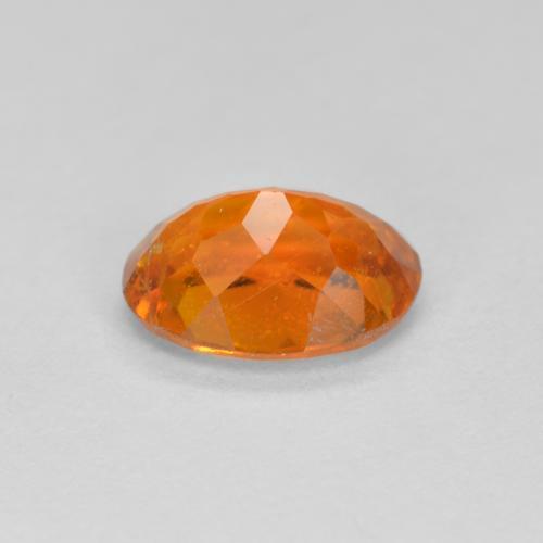 Clinohumite Gemstone in 7.6 x 5.6 mm Size for Sale, Clinohumite Stone in Reddish Orange Color