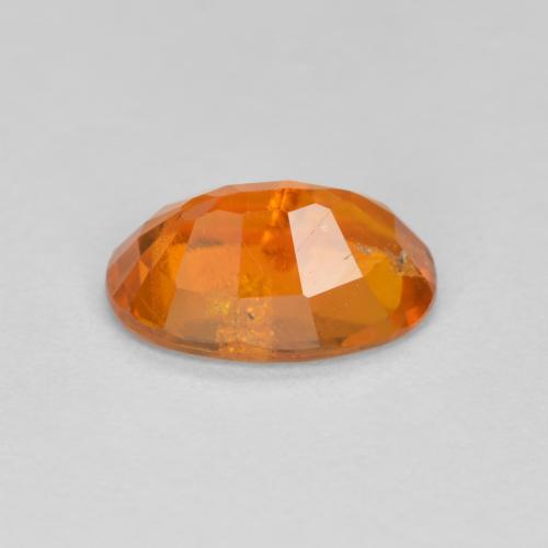 Clinohumite Gemstone in 8.3 x 5.6 mm Size for Sale, Clinohumite Stone in Medium Orange Color