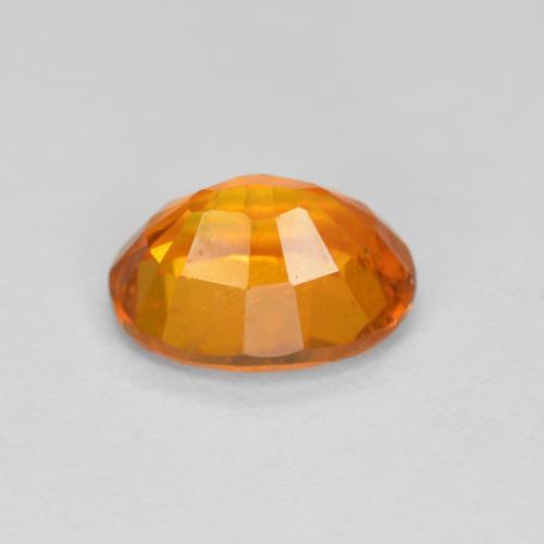 Clinohumite Gemstone in 8 x 6 mm (calibrated) Size for Sale, Clinohumite Stone in Medium Orange Color
