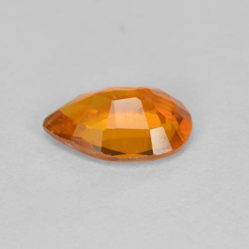 Clinohumite Gemstone in 8.2 x 5.6 mm Size for Sale, Clinohumite Stone in Medium Orange Color