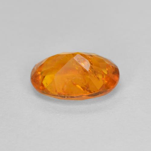 Clinohumite Gemstone in 8 x 6 mm (calibrated) Size for Sale, Clinohumite Stone in Amber Orange Color