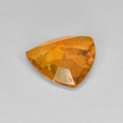 Clinohumite Gemstone in 8 x 8 mm (calibrated) Size for Sale, Clinohumite Stone in Bright Orange Color