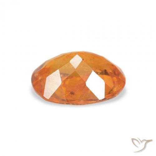 Clinohumite Gemstone in 9 x 7 mm (calibrated) Size for Sale, Clinohumite Stone in Reddish Orange Color