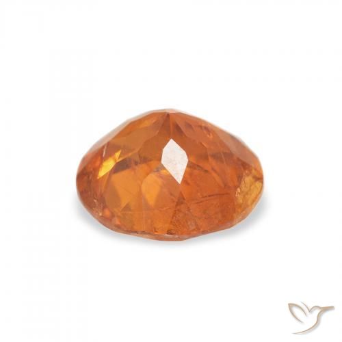 Clinohumite Gemstone in 7.5 mm (calibrated) Size for Sale, Clinohumite Stone in Bright Orange Color