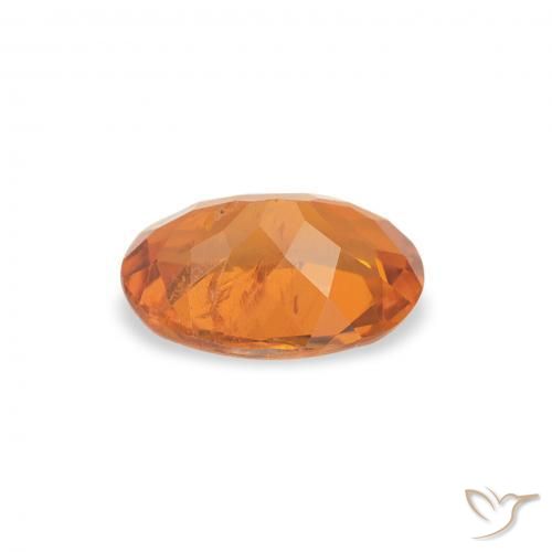 Clinohumite Gemstone in 7 x 5 mm (calibrated) Size for Sale, Clinohumite Stone in Medium Orange Color