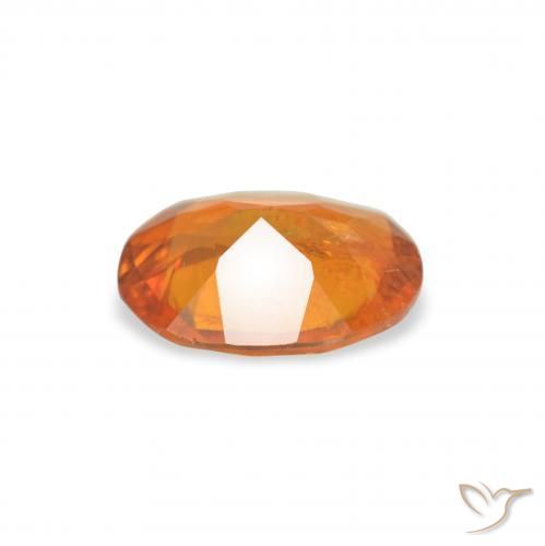Clinohumite Gemstone in 9 x 6 mm (calibrated) Size for Sale, Clinohumite Stone in Amber Orange Color