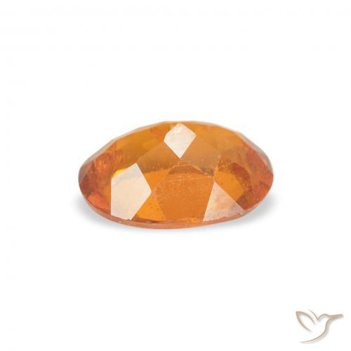 Clinohumite Gemstone in 7 x 5 mm (calibrated) Size for Sale, Clinohumite Stone in Reddish Orange Color