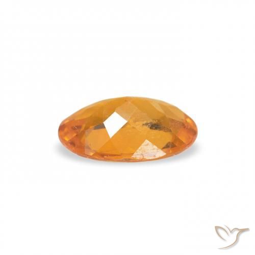 Clinohumite Gemstone in 6 x 4 mm (calibrated) Size for Sale, Clinohumite Stone in Medium Light-Orange Color