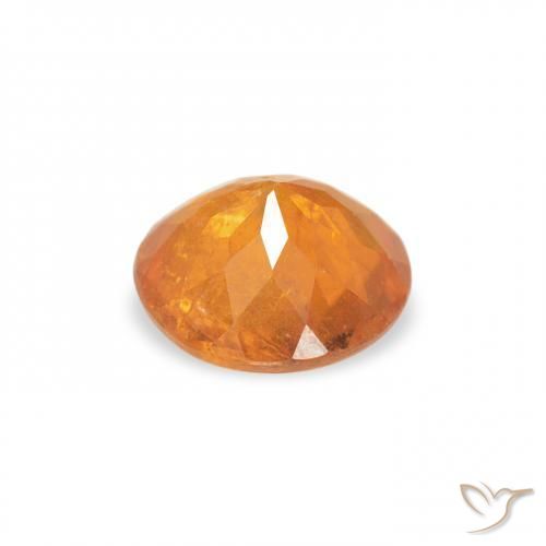 Clinohumite Gemstone in 5.5 mm (calibrated) Size for Sale, Clinohumite Stone in Reddish Orange Color
