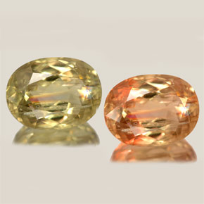 6.98 ct  Color-Change Diaspore Gemstone, Color-Change Diaspore Gem in Oval Facet Shape for Sale.