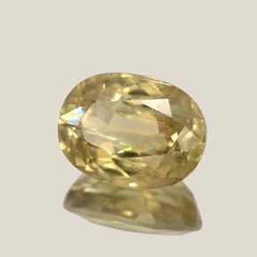 6.98 ct  Color-Change Diaspore Stone, Natural Color-Change Diaspore in Oval Facet Shape for Sale