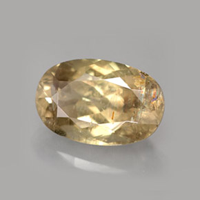 5.51 ct  Color-Change Diaspore Stone, Natural Color-Change Diaspore in Oval Facet Shape for Sale