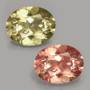 4.26 ct  Color-Change Diaspore Gemstone, Color-Change Diaspore Gem in Oval Facet Shape for Sale.