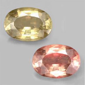 6.44 ct  Color-Change Diaspore Gemstone, Color-Change Diaspore Gem in Oval Facet Shape for Sale.