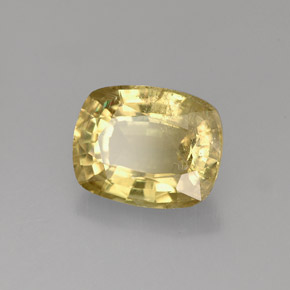 3.74 ct  Color-Change Diaspore Stone, Natural Color-Change Diaspore in Cushion-Cut Shape for Sale