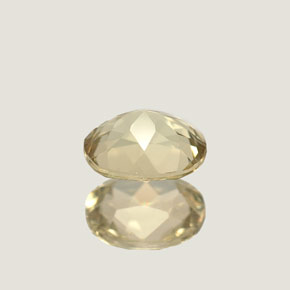 Color-Change Diaspore Gemstone in 6.3 x 5.1 mm Size for Sale, Color-Change Diaspore Stone in Green/Pink Color
