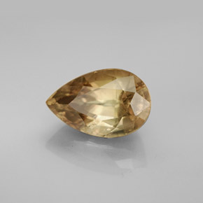 3.78 ct  Color-Change Diaspore Stone, Natural Color-Change Diaspore in Pear Facet Shape for Sale
