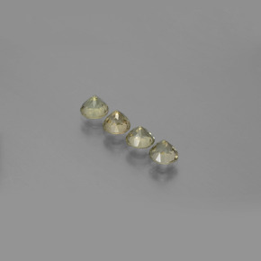 Color-Change Diaspore Gemstone in 4.6 mm Size for Sale, Color-Change Diaspore Stone in Green/Pink Color