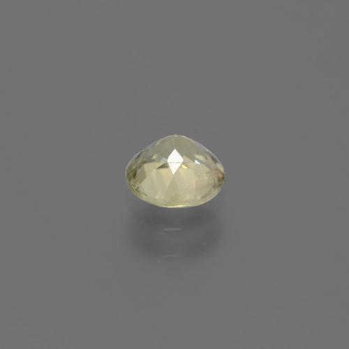 Color-Change Diaspore Gemstone in 5.2 mm Size for Sale, Color-Change Diaspore Stone in Very Light Yellow Color