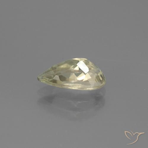 Color-Change Diaspore Gemstone in 8.9 x 4.5 mm Size for Sale, Color-Change Diaspore Stone in Yellow Beige Color