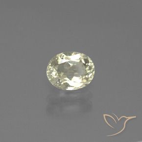 1.06 ct Yellow Color-Change Diaspore Stone, Natural Color-Change Diaspore in Oval Facet Shape for Sale