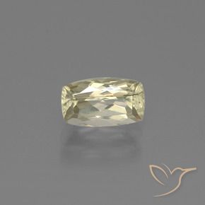 1.28 ct Yellow Color-Change Diaspore Stone, Natural Color-Change Diaspore in Cushion-Cut Shape for Sale