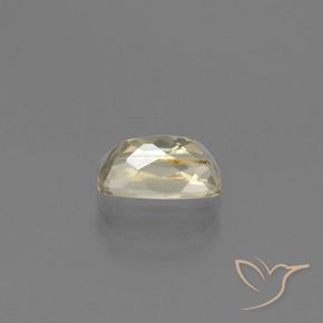 Color-Change Diaspore Gemstone in 8.1 x 4.7 mm Size for Sale, Color-Change Diaspore Stone in Very Pale Yellow Color