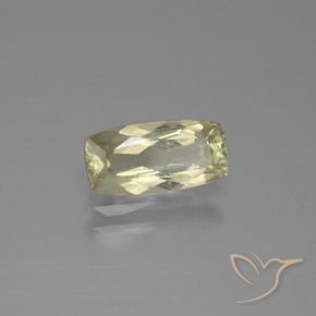 1.40 ct Yellow Color-Change Diaspore Stone, Natural Color-Change Diaspore in Cushion-Cut Shape for Sale