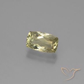 0.97 ct Yellow Color-Change Diaspore Stone, Natural Color-Change Diaspore in Cushion-Cut Shape for Sale