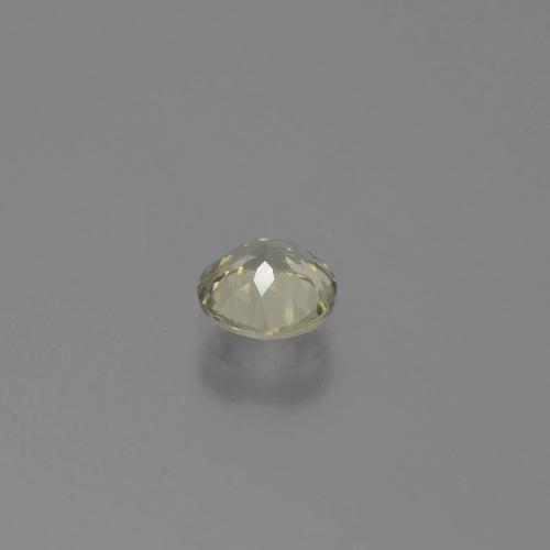 Color-Change Diaspore Gemstone in 5.5 mm (calibrated) Size for Sale, Color-Change Diaspore Stone in Light Yellow Color