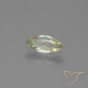 0.67 ct Yellow Color-Change Diaspore Stone, Natural Color-Change Diaspore in Marquise Facet Shape for Sale