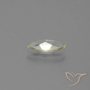Color-Change Diaspore Gemstone in 9.3 x 4.1 mm Size for Sale, Color-Change Diaspore Stone in Very Light Yellow Color