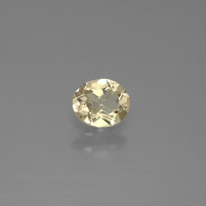 0.59 ct Yellow Color-Change Diaspore Stone, Natural Color-Change Diaspore in Oval Facet Shape for Sale