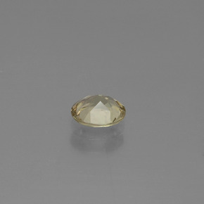 Color-Change Diaspore Gemstone in 5.8 x 4.8 mm Size for Sale, Color-Change Diaspore Stone in Brownish Yellow Color