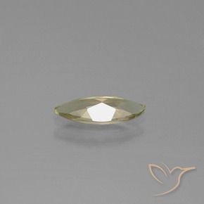 Color-Change Diaspore Gemstone in 10.8 x 4.8 mm Size for Sale, Color-Change Diaspore Stone in Warm Yellow Color