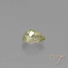 Color-Change Diaspore Gemstone in 7.3 x 4.7 mm Size for Sale, Color-Change Diaspore Stone in Medium Yellow Color