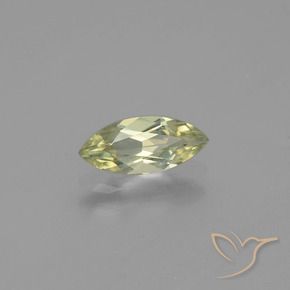 0.78 ct Yellow Color-Change Diaspore Stone, Natural Color-Change Diaspore in Marquise Facet Shape for Sale