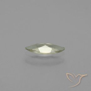 Color-Change Diaspore Gemstone in 9.4 x 4 mm Size for Sale, Color-Change Diaspore Stone in Very Light Yellow Color