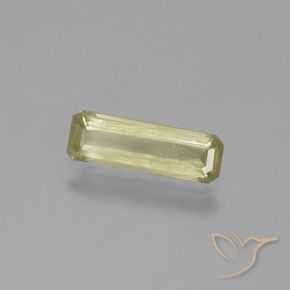 1.27 ct Yellow Color-Change Diaspore Stone, Natural Color-Change Diaspore in Octagon Facet Shape for Sale