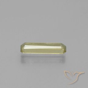 Color-Change Diaspore Gemstone in 12.1 x 3.9 mm Size for Sale, Color-Change Diaspore Stone in Yellow Beige Color